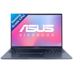 ASUS [SmartChoice] Vivobook 16X (2022), 16-inch (40.64 cms) WUXGA, AMD Ryzen 5 5600H, Thin and Light Laptop (8GB/512GB SSD/Integrated Graphics/Win 11/Office 2021/Quiet Blue/1.8 kg)